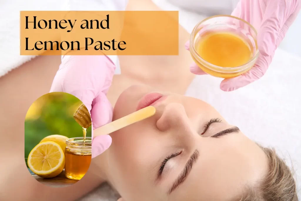 How to remove white facial hair? Honey and Lemon Paste to remove white facial hair