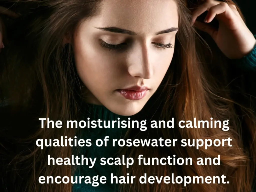 How to Care Hair in Summer Rosewater Spray - The moisturising and calming qualities of rosewater support healthy scalp function and encourage hair development.